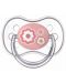 Silikonska duda varalica Canpol - Newborn Baby, 6-18 mjeseci, cvijet - 1t