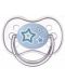 Silikonska duda varalica Canpol - Newborn Baby, u obliku trešnje, 6-18 mjeseci, plava - 1t