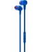 Slušalice s mikrofonom Maxell - SIN-8 Solid + Okinava, plave - 1t