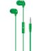 Slušalice s mikrofonom Cellularline - Music Sound 3.5 mm, zelene - 2t
