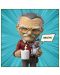 Статуетка Iron Studios Icons: Stan Lee - Stan Lee with Grumpy Cat, 14 cm - 10t