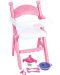 Stolica za hranjenje za lutke Ocie - Baby Seat, ružičasta - 1t