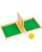Montessori ploča Smart Baby - S pletenom lopticom za guranje - 1t