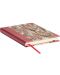 Bilježnica Paperblanks Rubedo - 13 x 18 cm, 72 lista, sa širokim redovima - 4t