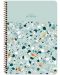 Školska bilježnica sa spiralom Keskin Color Terrazzo - A4, 80 listova, široki redovi, asortiman - 1t