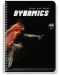 Bilježnica sa spiralom Black&White Dynamics - A4, 80 listova, široki redovi, asortiman - 3t