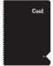 Bilježnica Keskin Color - Cool, A4, široke linije, 72 lista, asortiman - 7t