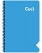 Bilježnica Keskin Color - Cool, A4, široke linije, 72 lista, asortiman - 1t