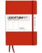 Rokovnik Leuchtturm1917 Natural Colors - A5, crveni, bijele stranice, tvrdi uvez - 1t