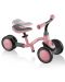 Bicikl za ravnotežu Globber - Learning bike, 3 u 1, ružičasti - 4t