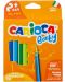 Set olovaka u boji Carioca Baby - 10 boja - 1t