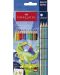 Bojice Faber-Castell Grip 2001 - Dinosaur, 10 + 3 boja - 1t