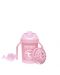 Čaša za bebe s mekanim vrhom Twistshake Mini Cup - Ružičasta, 230 ml - 2t