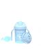 Čaša za bebe s mekanim vrhom Twistshake Mini Cup - Plava, 230 ml - 4t