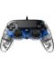 Kontroler Nacon za PS4 - Wired Illuminated, crystal blue - 4t