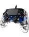 Kontroler Nacon za PS4 - Wired Illuminated, crystal blue - 5t