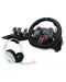 Volan s pedalama i slušalicama Logitech - G29 Driving Force, Astro A10, PS5/PS4, bijeli - 1t