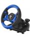 Volan s pedalama Genesis - Seaborg 350, za PC/Konzole, crno/plavi - 4t